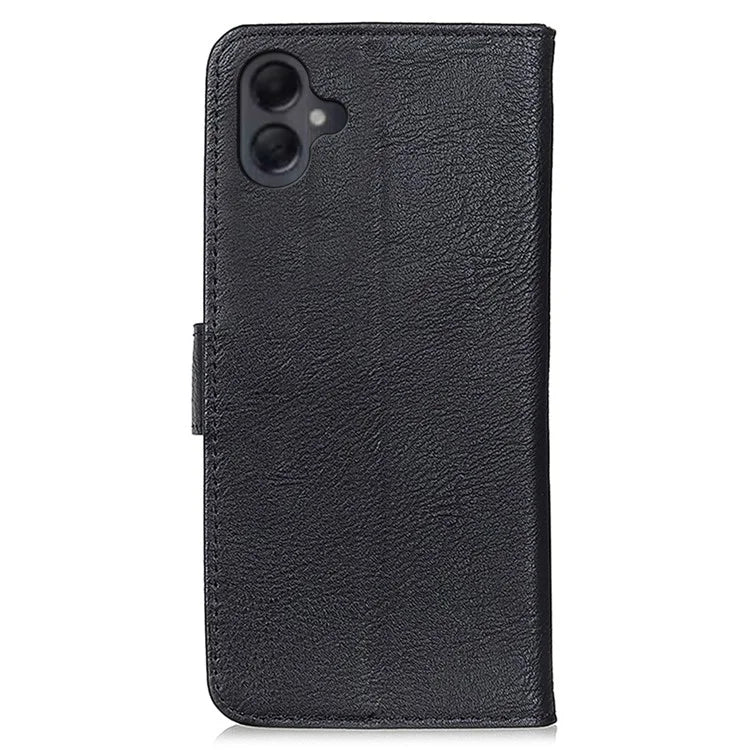 KHAZNEH For Samsung Galaxy A06 Wallet Case Cowhide Texture Leather Flip Phone Cover