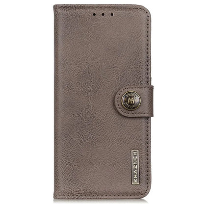 KHAZNEH For Samsung Galaxy A06 Wallet Case Cowhide Texture Leather Flip Phone Cover