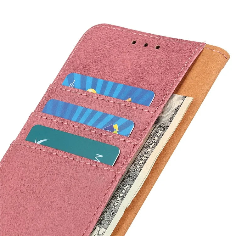 KHAZNEH For Samsung Galaxy A06 Wallet Case Cowhide Texture Leather Flip Phone Cover
