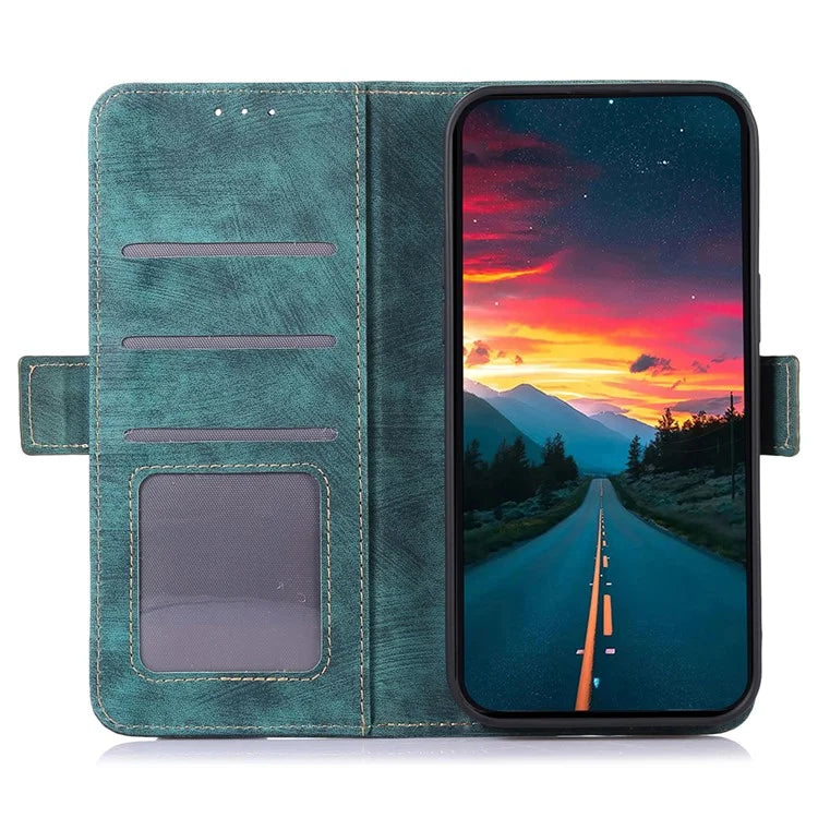 ABEEL For Samsung Galaxy A06 Case Retro Leather Phone Cover Wallet Stand View