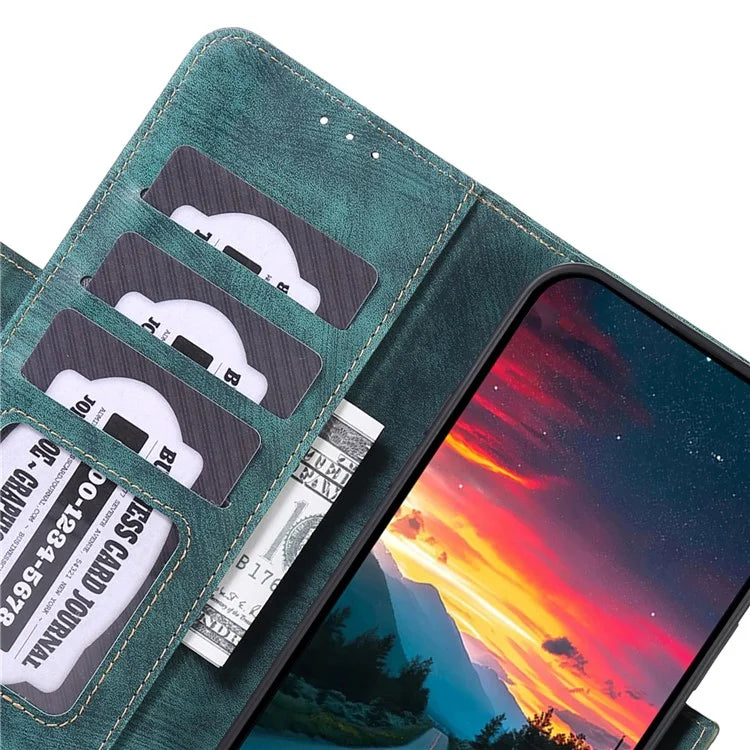 ABEEL For Samsung Galaxy A06 Case Retro Leather Phone Cover Wallet Stand View