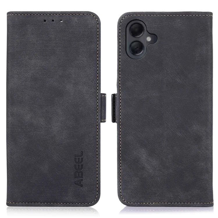ABEEL For Samsung Galaxy A06 Case Retro Leather Phone Cover Wallet Stand View