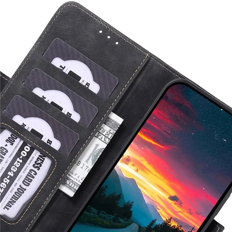 ABEEL For Samsung Galaxy A06 Case Retro Leather Phone Cover Wallet Stand View