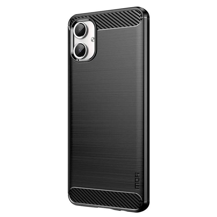 MOFI JK TPU Series-1 For Samsung Galaxy A06 Case Carbon Fiber Texture TPU Soft Phone Cover