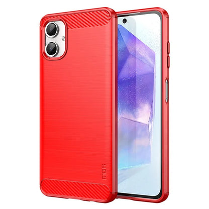 MOFI JK TPU Series-1 For Samsung Galaxy A06 Case Carbon Fiber Texture TPU Soft Phone Cover