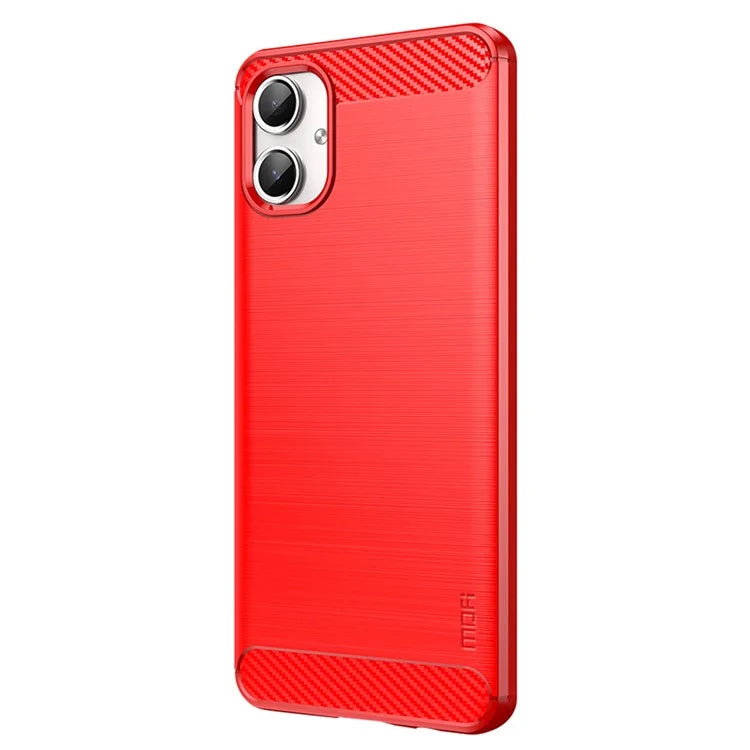 MOFI JK TPU Series-1 For Samsung Galaxy A06 Case Carbon Fiber Texture TPU Soft Phone Cover