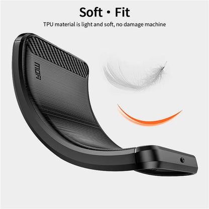 MOFI JK TPU Series-1 For Samsung Galaxy A06 Case Carbon Fiber Texture TPU Soft Phone Cover