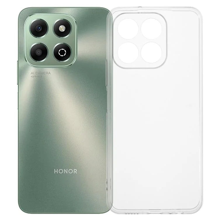 For Honor X6b 4G Case Ultra-Thin Flexible TPU Clear Phone Cover