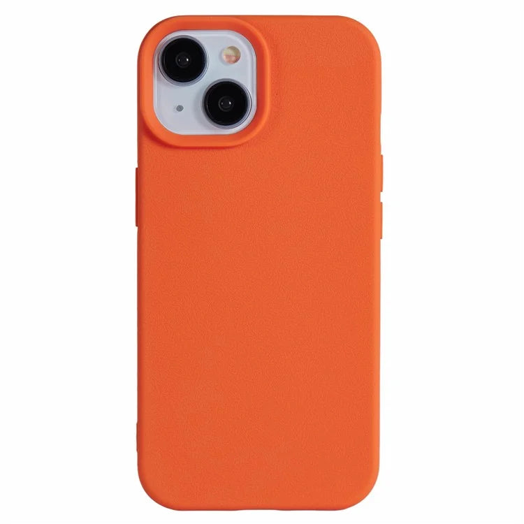 HYUE Series For iPhone 15 Plus Case Litchi Texture TPU Shockproof Phone Cover