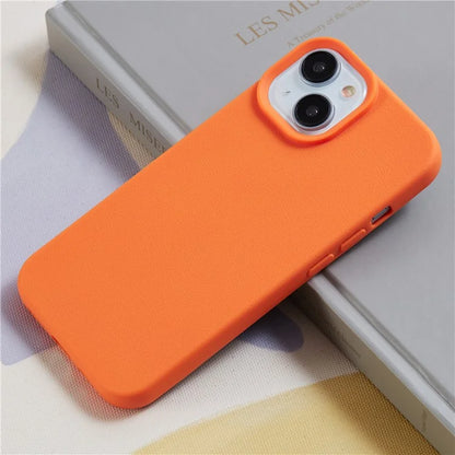 HYUE Series For iPhone 15 Plus Case Litchi Texture TPU Shockproof Phone Cover