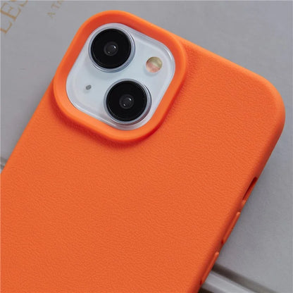HYUE Series For iPhone 15 Plus Case Litchi Texture TPU Shockproof Phone Cover