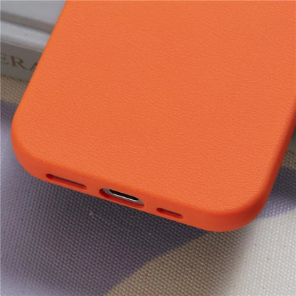 HYUE Series For iPhone 15 Plus Case Litchi Texture TPU Shockproof Phone Cover