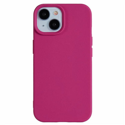 HYUE Series For iPhone 15 Plus Case Litchi Texture TPU Shockproof Phone Cover