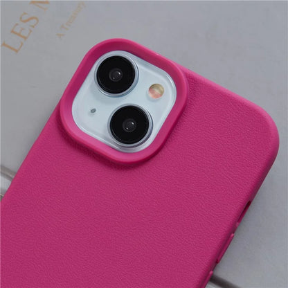 HYUE Series For iPhone 15 Plus Case Litchi Texture TPU Shockproof Phone Cover