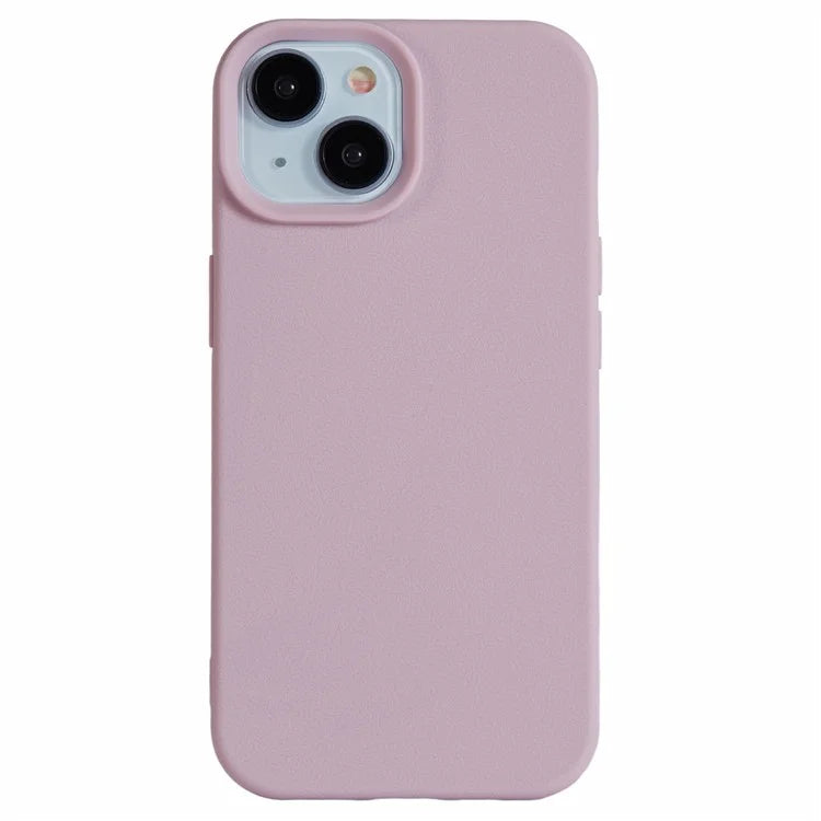 HYUE Series For iPhone 15 Plus Case Litchi Texture TPU Shockproof Phone Cover