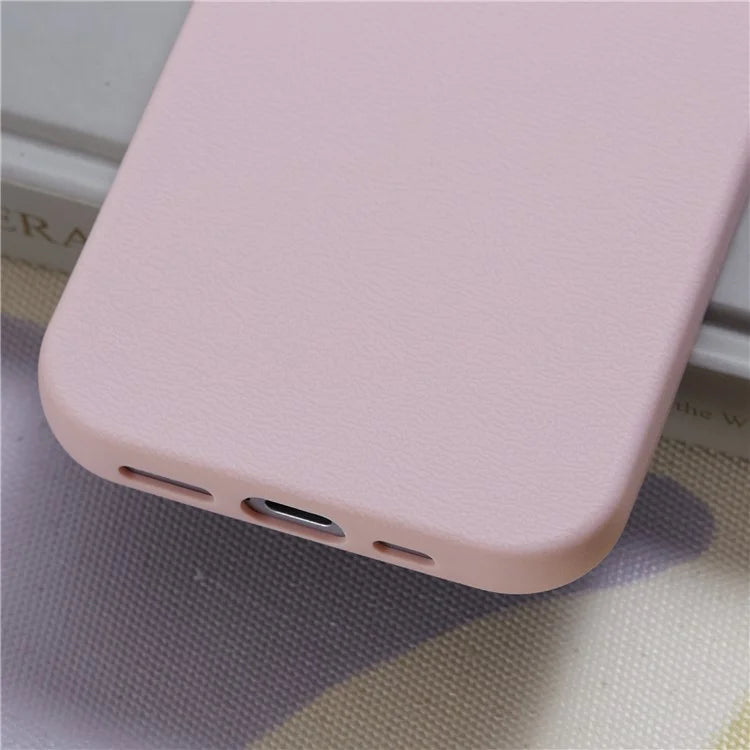 HYUE Series For iPhone 15 Plus Case Litchi Texture TPU Shockproof Phone Cover