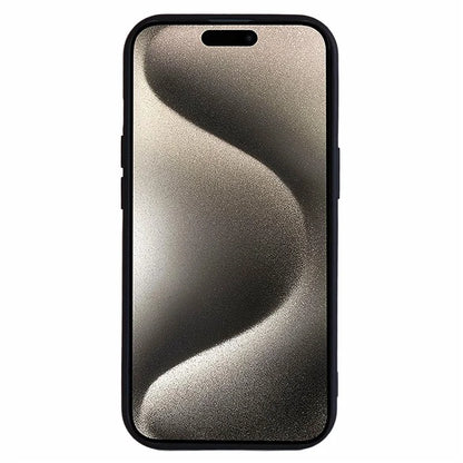 HYUE Series For iPhone 15 Plus Case Litchi Texture TPU Shockproof Phone Cover
