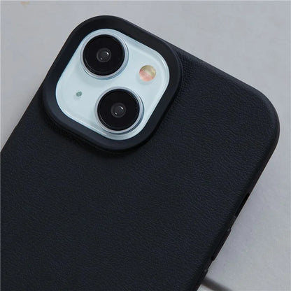 HYUE Series For iPhone 15 Plus Case Litchi Texture TPU Shockproof Phone Cover