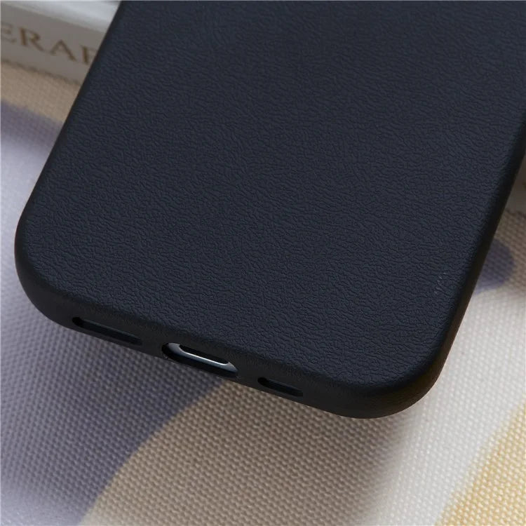 HYUE Series For iPhone 15 Plus Case Litchi Texture TPU Shockproof Phone Cover