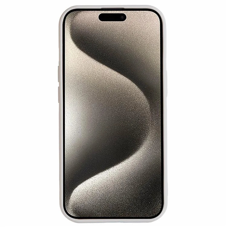 HYUE Series For iPhone 15 Plus Case Litchi Texture TPU Shockproof Phone Cover