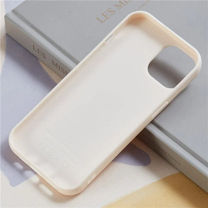 HYUE Series For iPhone 15 Plus Case Litchi Texture TPU Shockproof Phone Cover