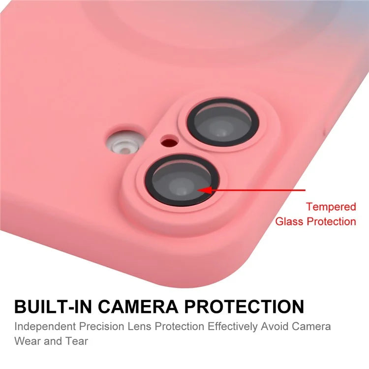 ENAKY HAT PRINCE For iPhone 16 Plus Case Silicone Cover Lens Protection