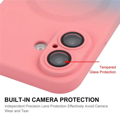 ENAKY HAT PRINCE For iPhone 16 Plus Case Silicone Cover Lens Protection
