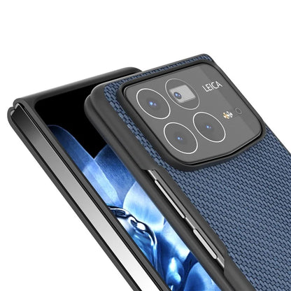 For Xiaomi Mix Fold 4 5G Case Carbon Fiber Texture PU+PC Phone Cover