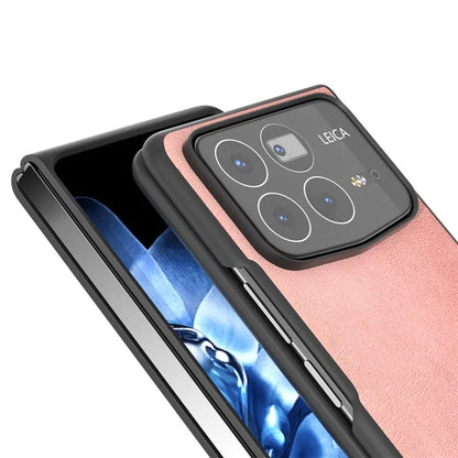 For Xiaomi Mix Fold 4 5G Case Cowhide Texture Hard PC+PU Protective Phone Cover