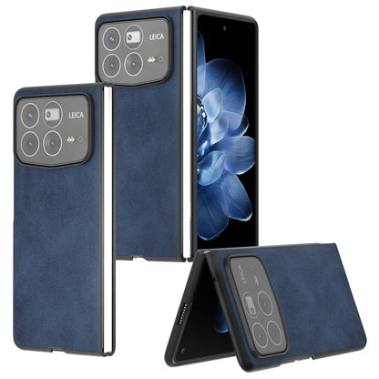 For Xiaomi Mix Fold 4 5G Case Cowhide Texture Hard PC+PU Protective Phone Cover