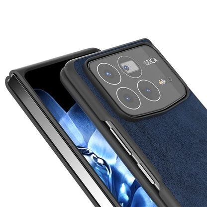 For Xiaomi Mix Fold 4 5G Case Cowhide Texture Hard PC+PU Protective Phone Cover