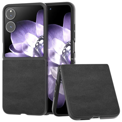 For Xiaomi Mix Flip 5G Case Cowhide Texture Hard PC+PU Protective Phone Cover