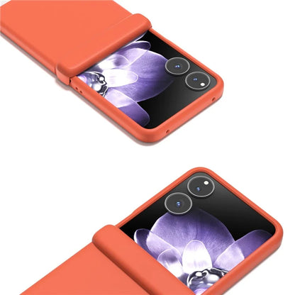 ABEEL For Xiaomi Mix Flip 5G Case Skin Feel PC Phone Cover with Hinge Protection