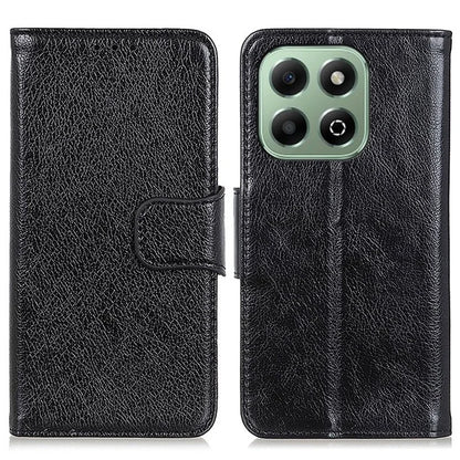 For Honor X6b 4G Case Nappa Texture Split Leather Wallet Phone Cover