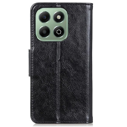 For Honor X6b 4G Case Nappa Texture Split Leather Wallet Phone Cover