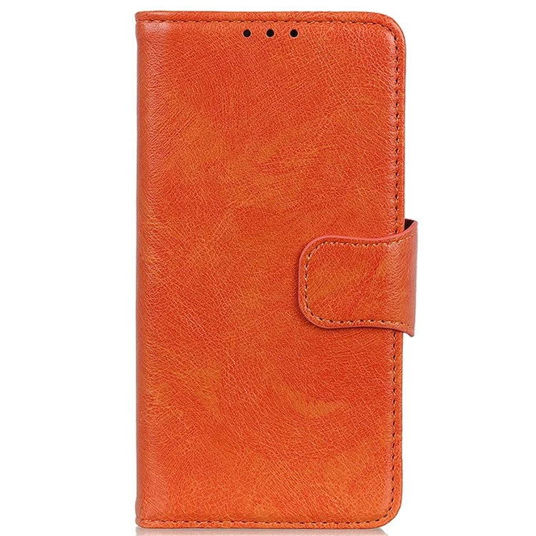 For Honor X6b 4G Case Nappa Texture Split Leather Wallet Phone Cover