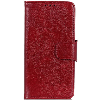 For Honor X6b 4G Case Nappa Texture Split Leather Wallet Phone Cover