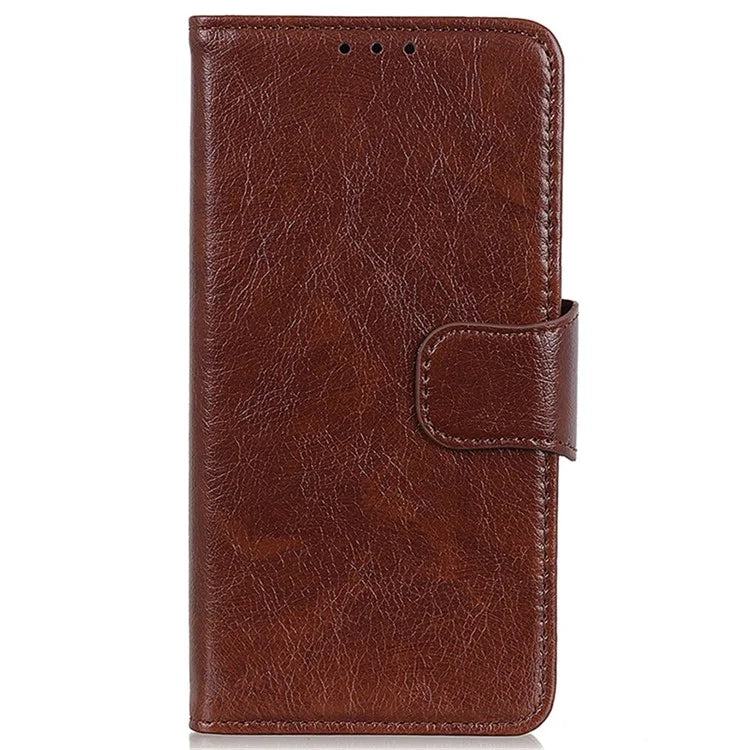 For Honor X6b 4G Case Nappa Texture Split Leather Wallet Phone Cover
