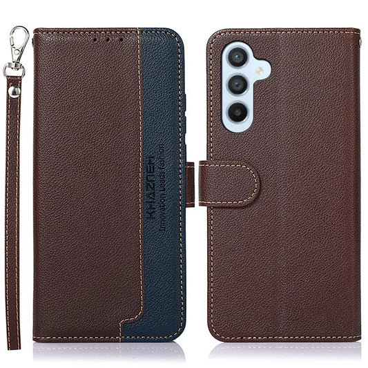 KHAZNEH For Samsung Galaxy A16 5G Case RFID Blocking Wallet PU Leather Phone Cover