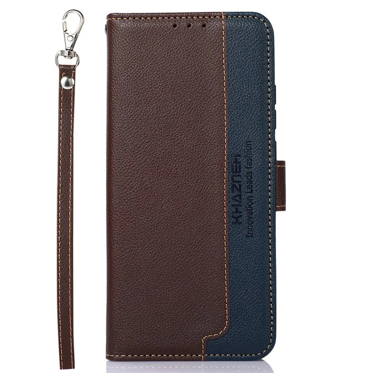 KHAZNEH For Samsung Galaxy A16 5G Case RFID Blocking Wallet PU Leather Phone Cover