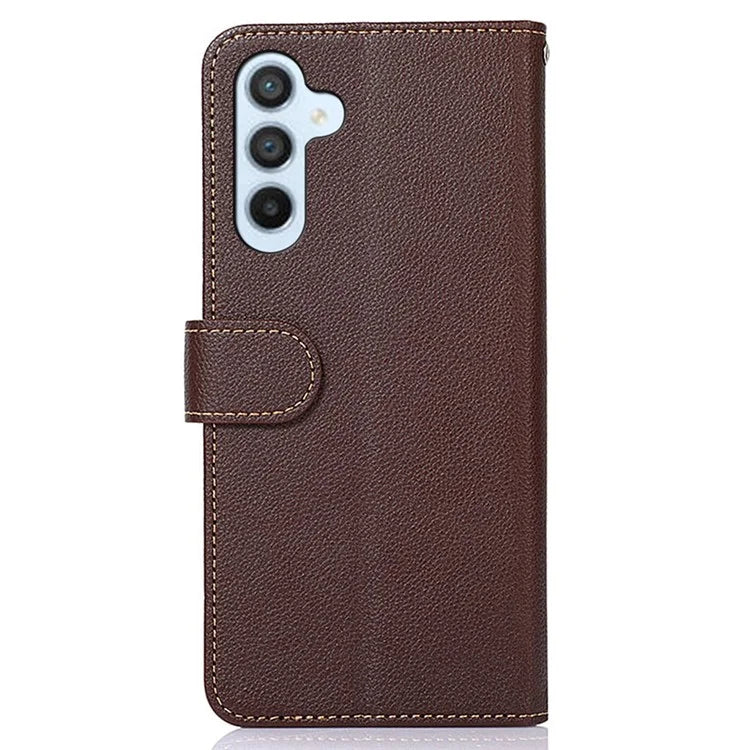 KHAZNEH For Samsung Galaxy A16 5G Case RFID Blocking Wallet PU Leather Phone Cover