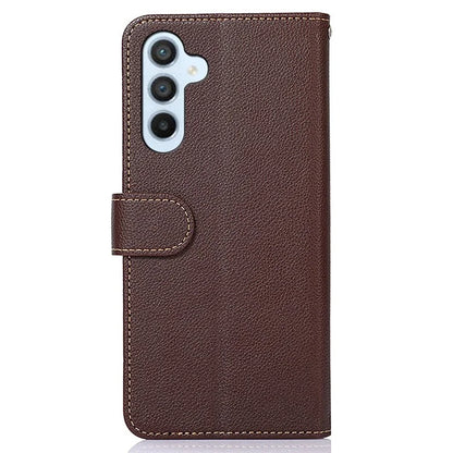 KHAZNEH For Samsung Galaxy A16 5G Case RFID Blocking Wallet PU Leather Phone Cover