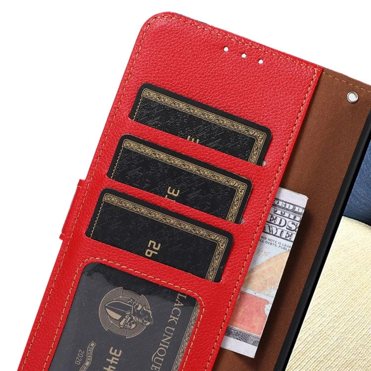 KHAZNEH For Samsung Galaxy A16 5G Case RFID Blocking Wallet PU Leather Phone Cover