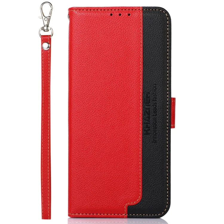 KHAZNEH For Samsung Galaxy A16 5G Case RFID Blocking Wallet PU Leather Phone Cover