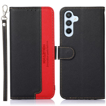 KHAZNEH For Samsung Galaxy A16 5G Case RFID Blocking Wallet PU Leather Phone Cover