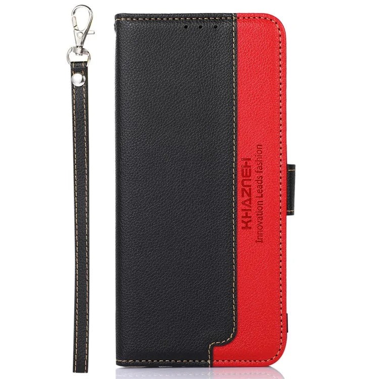 KHAZNEH For Samsung Galaxy A16 5G Case RFID Blocking Wallet PU Leather Phone Cover
