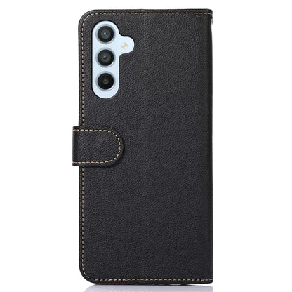 KHAZNEH For Samsung Galaxy A16 5G Case RFID Blocking Wallet PU Leather Phone Cover