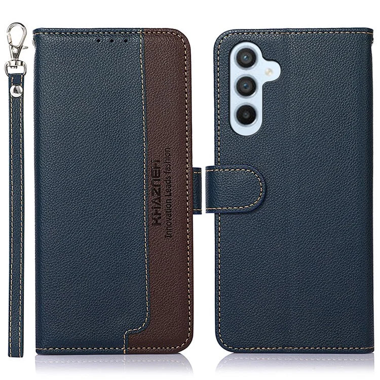 KHAZNEH For Samsung Galaxy A16 5G Case RFID Blocking Wallet PU Leather Phone Cover