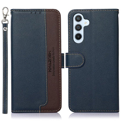 KHAZNEH For Samsung Galaxy A16 5G Case RFID Blocking Wallet PU Leather Phone Cover