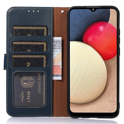 KHAZNEH For Samsung Galaxy A16 5G Case RFID Blocking Wallet PU Leather Phone Cover